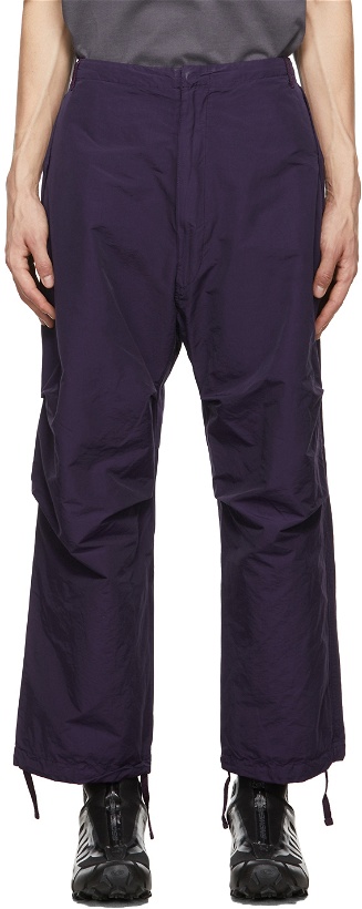Photo: NEMEN® SSENSE Exclusive Purple Fleo Tech Trousers