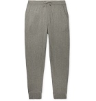 Ralph Lauren Purple Label - Herringbone Modal and Cotton-Blend Sweatpants - Gray