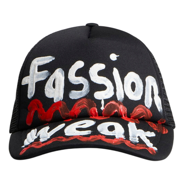 Photo: Navinder Nangla Fassion Weak Trucker Cap in Black/White/Red
