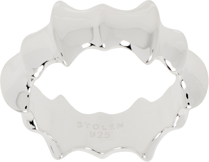 Photo: Stolen Girlfriends Club Silver Jagged Band Ring