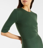 Gabriela Hearst Seymore wool, cashmere, and silk midi dress