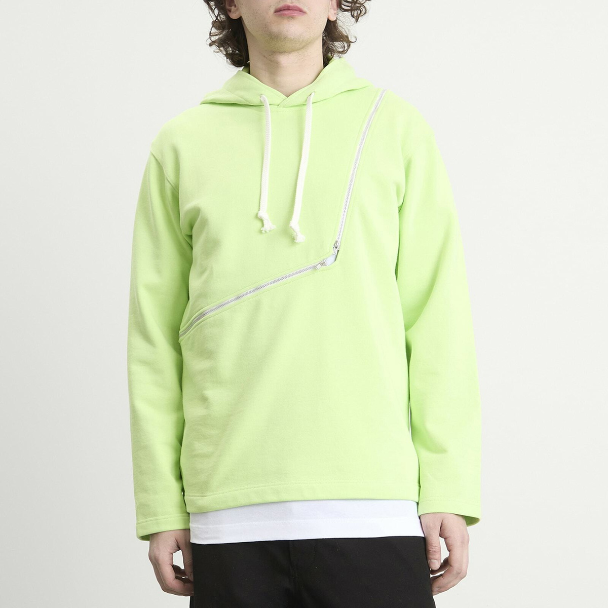 Comme des Garçons SHIRT Men's Cotton Hoodie in Green