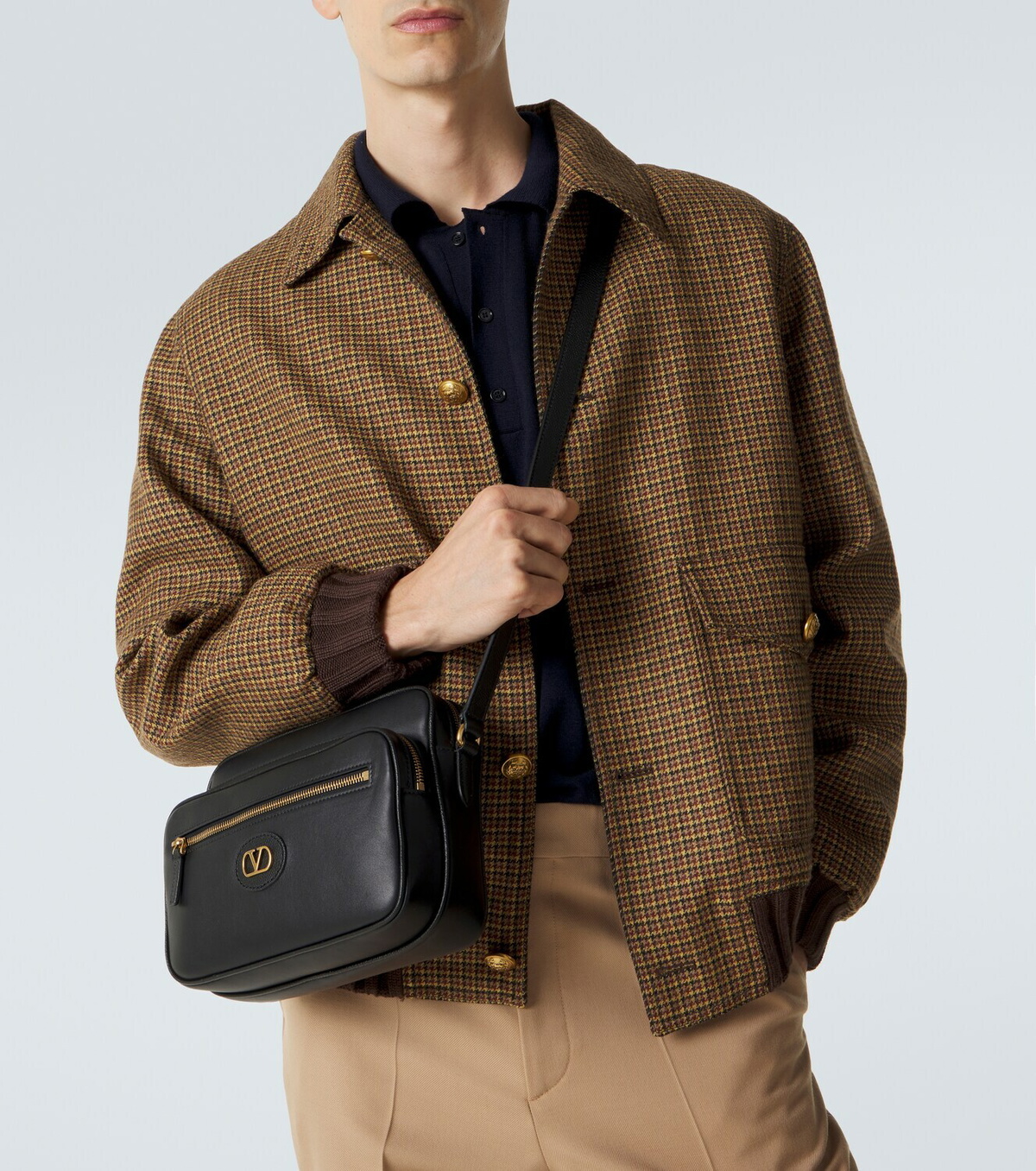 Valentino Garavani VLogo leather camera bag