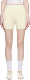 Rier Yellow Jersey Cotton Shorts