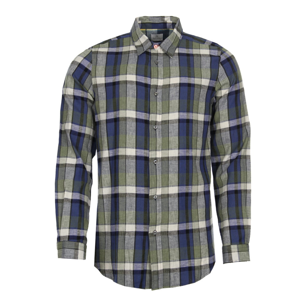 Checked Shirt - Blue / Green