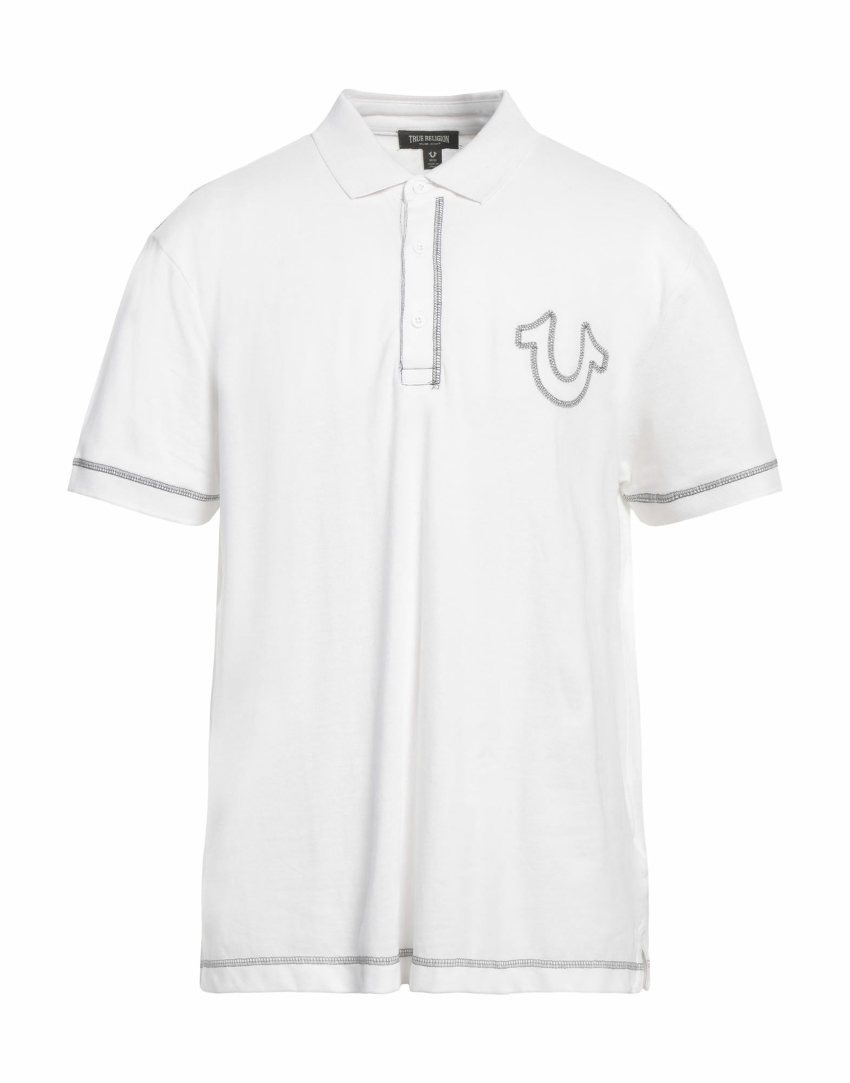 True Religion Mens Polo shirt in White
