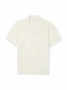 Richard James - Camp-Collar Cotton-Terry Shirt - Neutrals