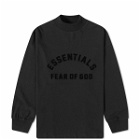 Fear of God ESSENTIALS Kids Core 23 Long Sleeve T-Shirt in Black