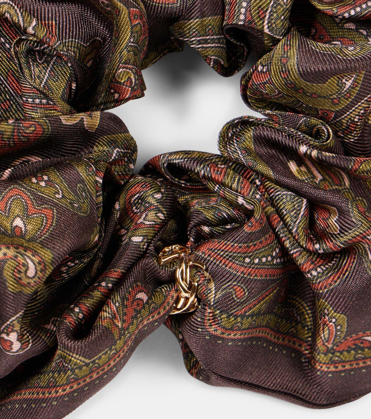 Saint Laurent Paisley silk scrunchie