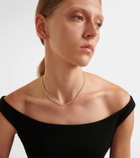 Persée 18kt white gold tennis necklace with diamonds