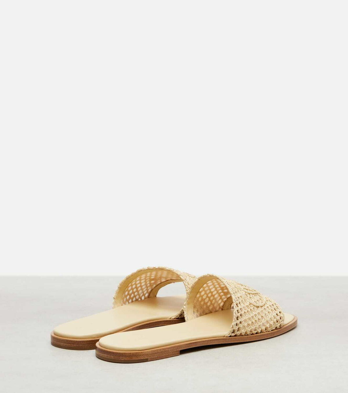 Chloé Soleil logo embroidered slides