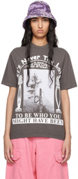 Online Ceramics Brown 'It's Never Too Late' T-Shirt