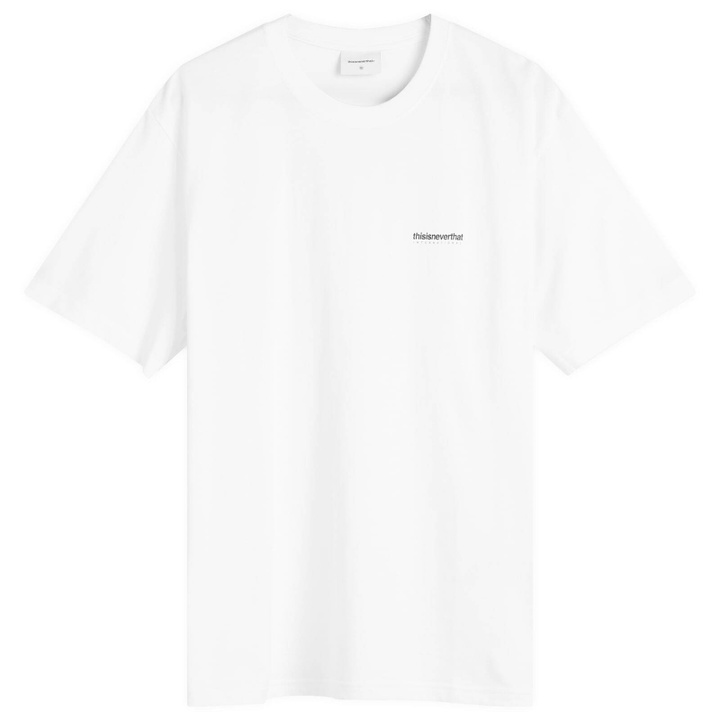 Photo: thisisneverthat Men's Intl. Logo T-Shirt in White
