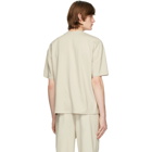 Deveaux New York Beige Oversized T-Shirt