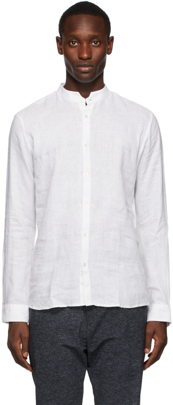 Photo: Hugo White Linen Elvorini Shirt