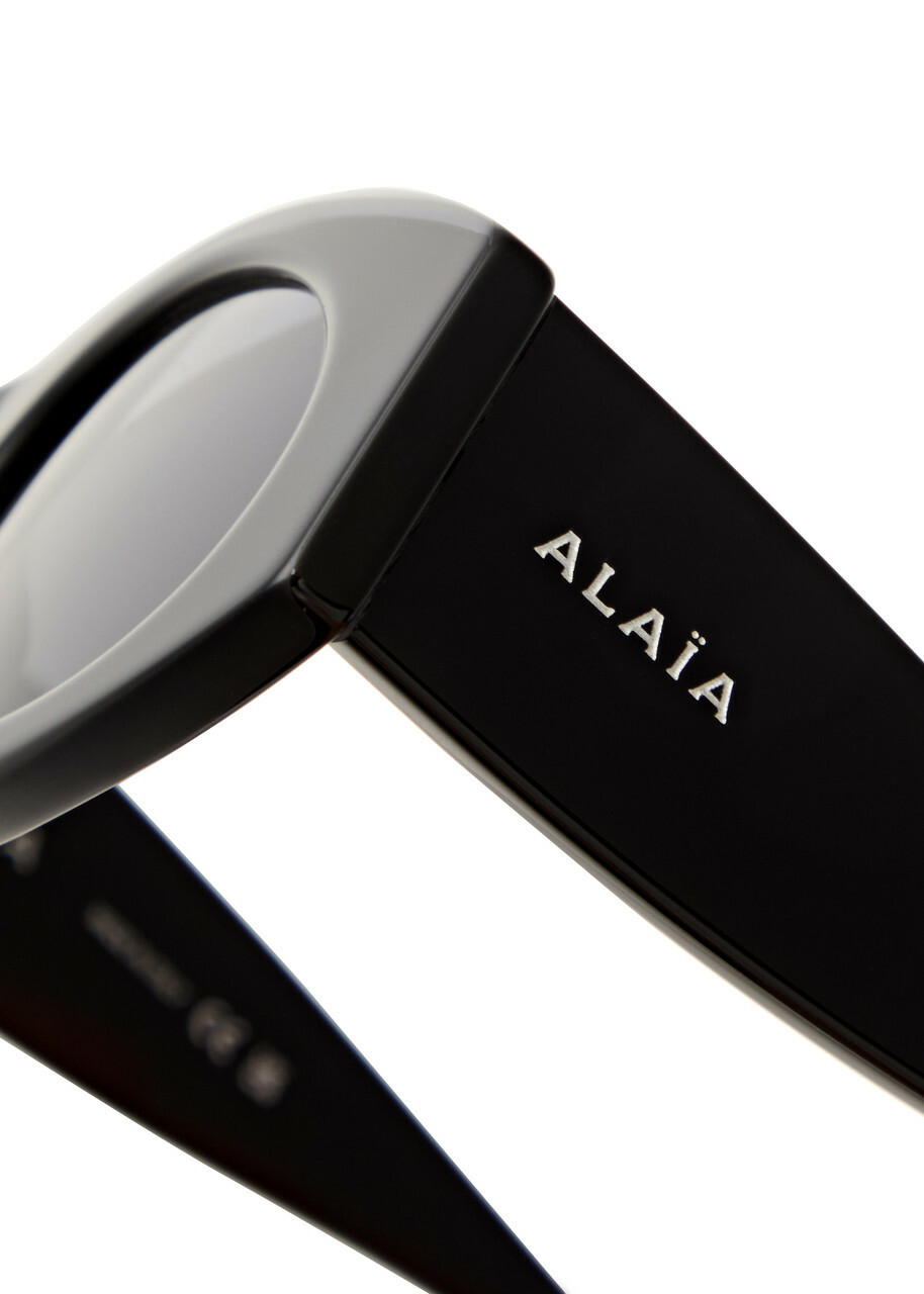 サングラス Alaia OVAL 79 BLACK-BLACK-GREY Alaia OVAL 79 BLACK-BLACK-GREY (ALAIA/サングラス) AA0079S 00