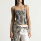 ST. Agni Women's Savannah Silk Cami in Sand
