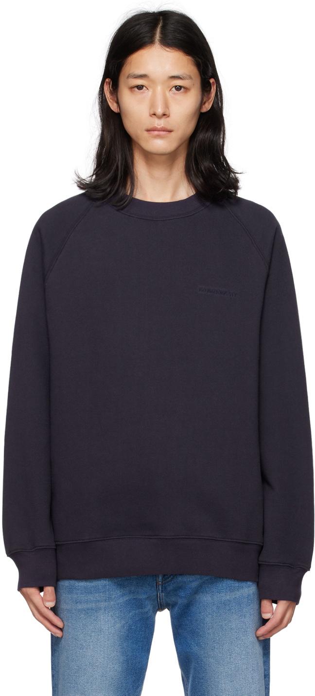 NN07 Navy Carlo Sweatshirt