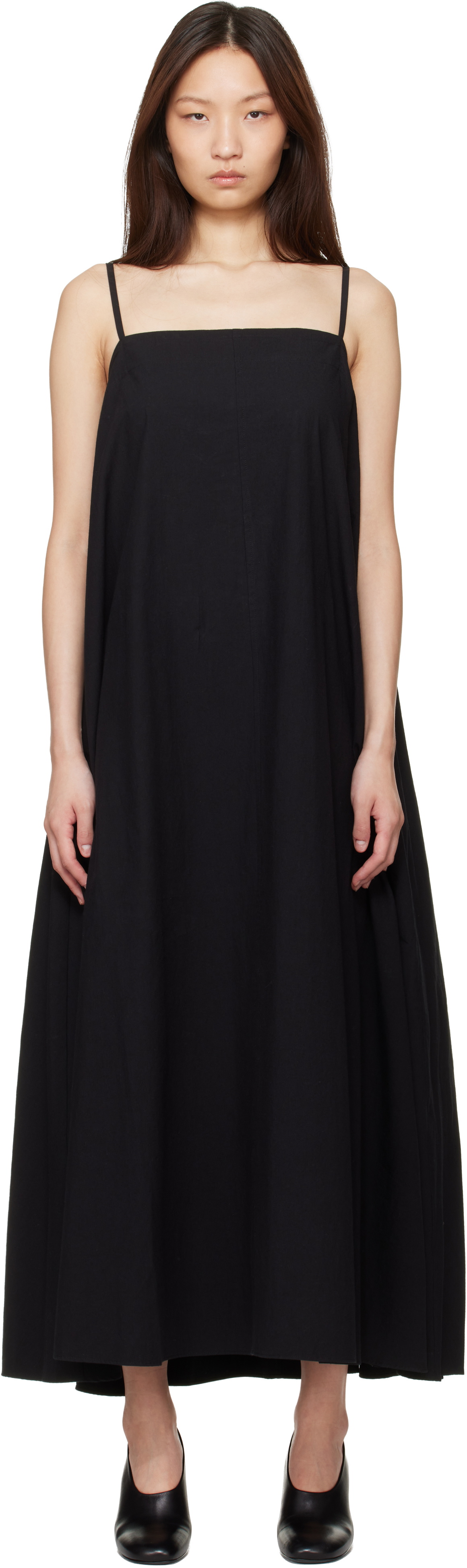 Studio Nicholson Black Achille Maxi Dress