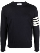 THOM BROWNE - Round Neck Sweater In Wool