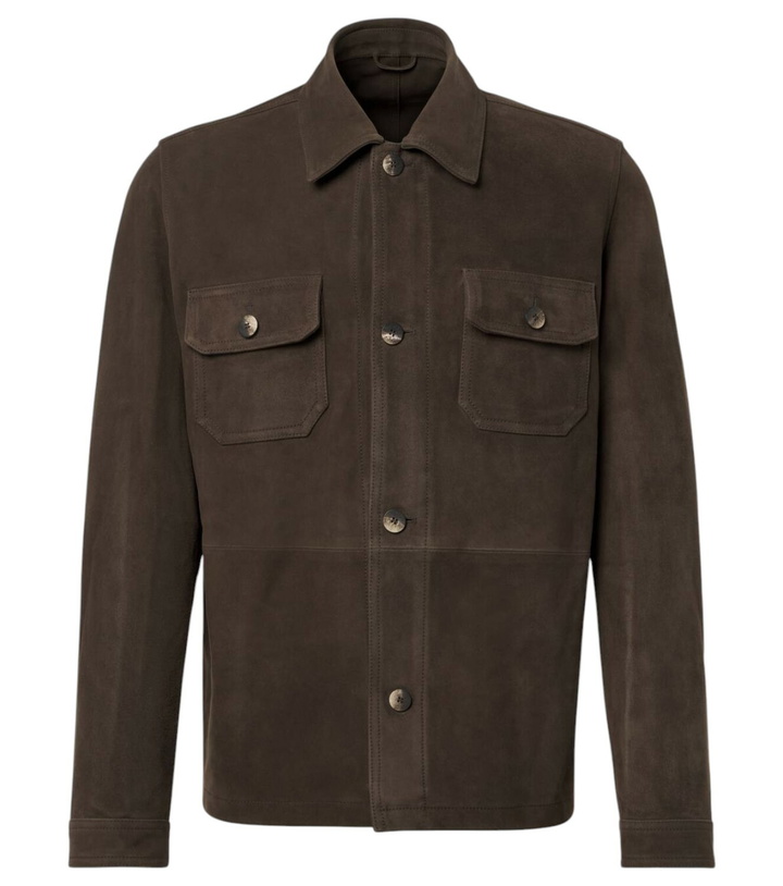 Photo: Frescobol Carioca Ravi suede overshirt