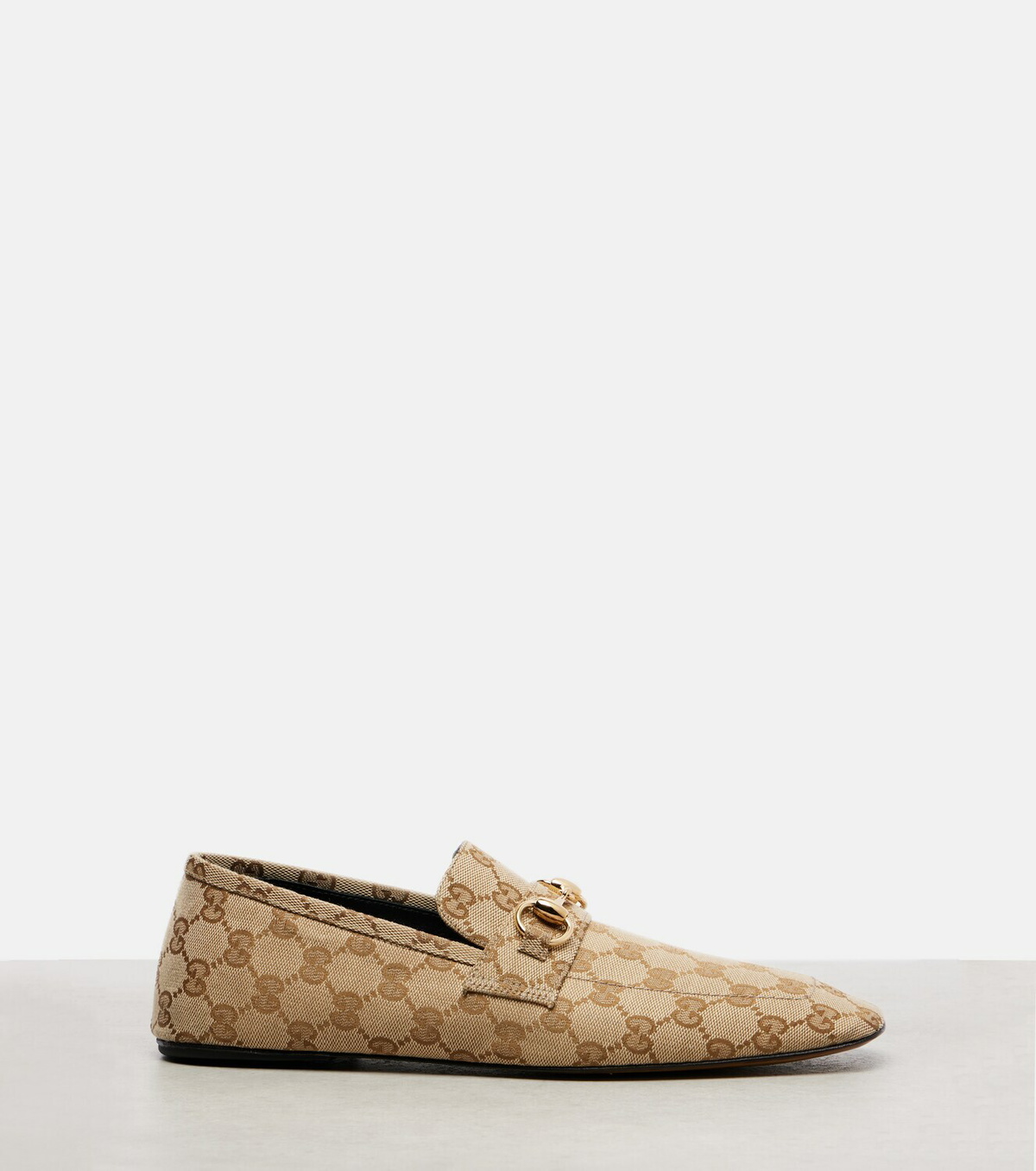Gucci Horsebit GG Canvas loafers