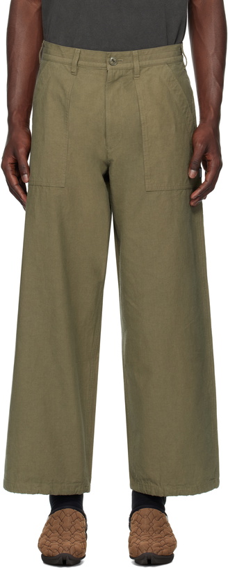 Photo: Neighborhood Khaki Wide Baker Trousers