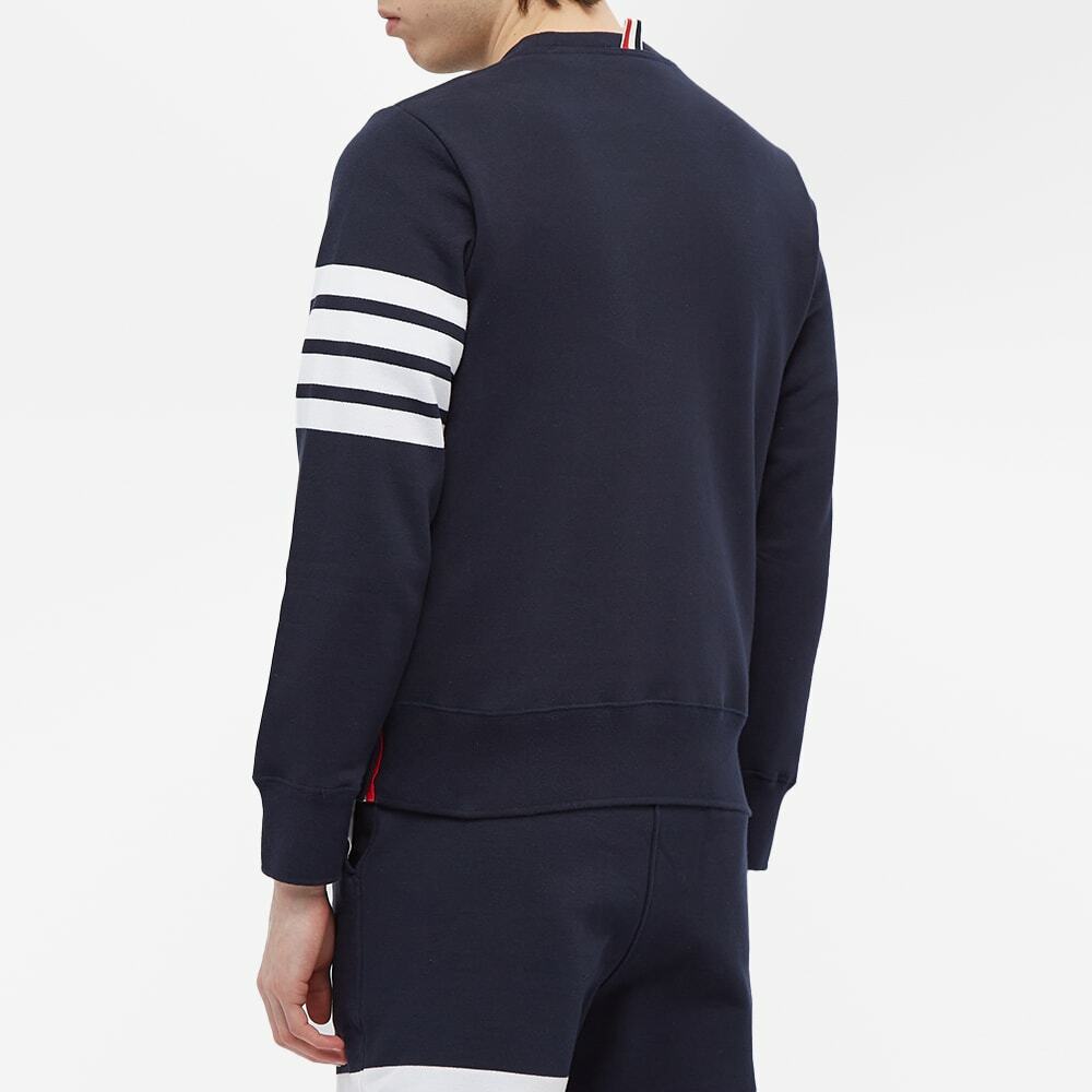 Thom browne engineered hot sale stripe crew sweat