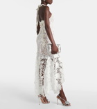 Oscar de la Renta Crochet guipure lace gown