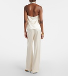 Rebecca Vallance Elise silk satin flared pants