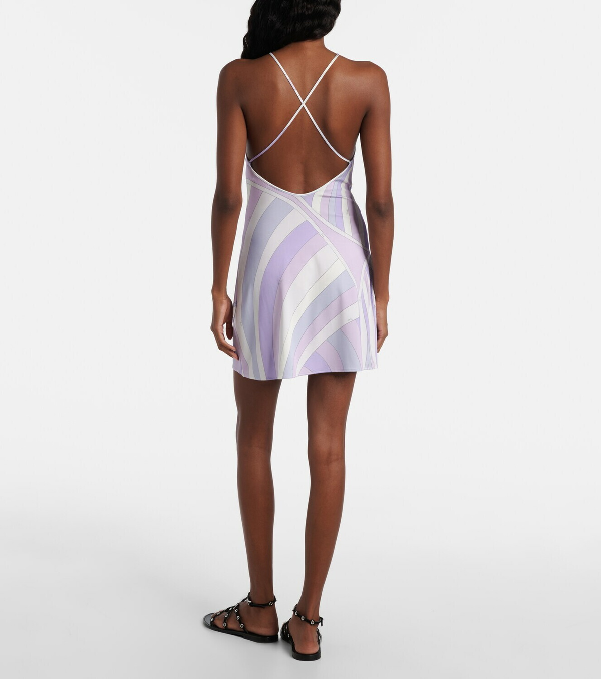 Pucci Iride satin jersey minidress