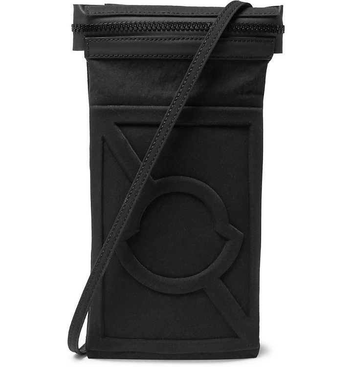 Photo: Moncler Genius - 5 Moncler Craig Green Leather-Trimmed Canvas Messenger Bag - Men - Black