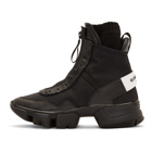 Givenchy Black Jaw High Sneakers