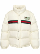 GUCCI - Padded Nylon Down Jacket W/web