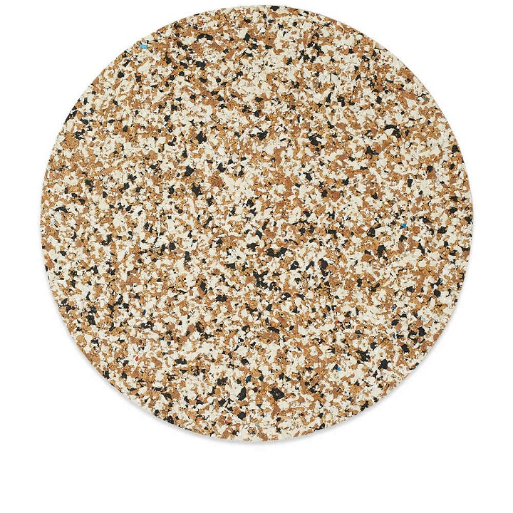 Photo: Yod and Co Speckled Cork Round Place Mat in Black