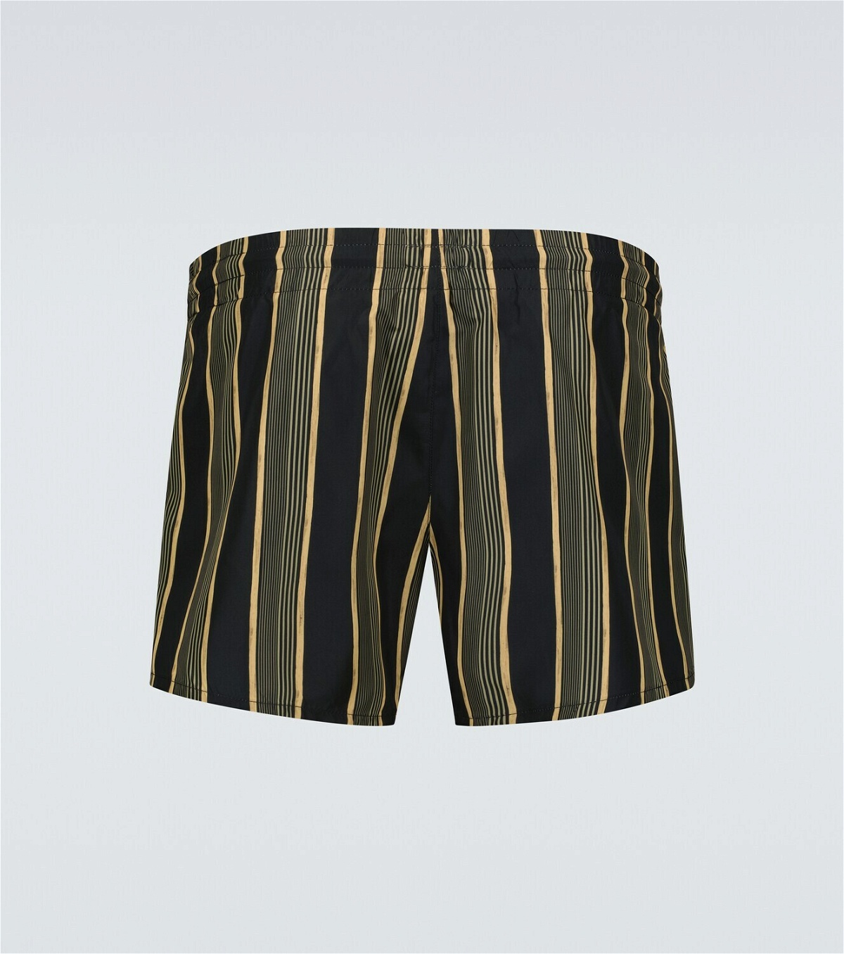 Commas Shade Striped swim shorts