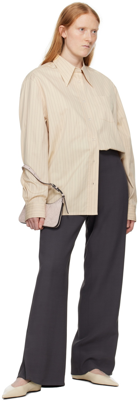 Elleme Beige Straight Shirt