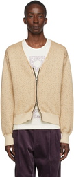 Acne Studios Beige Cotton Cardigan