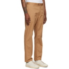 BOSS Tan Creased Trousers