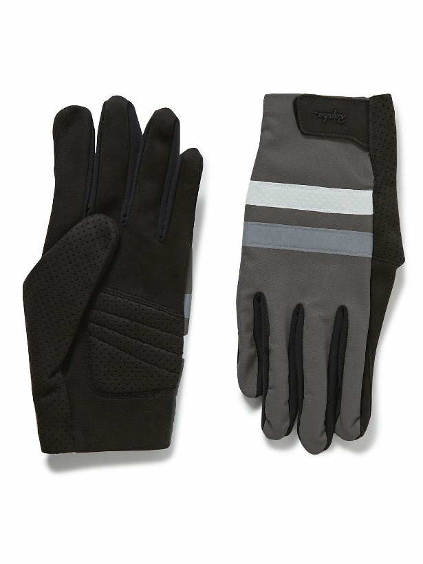 Photo: Rapha - Brevet Reflective-Trimmed Polartec® Power Shield® Pro Cycling Gloves - Gray