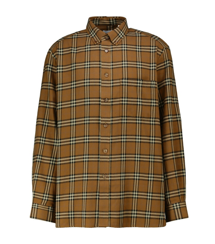 Photo: Burberry - Cranford long-sleeved checked shirt