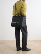 Métier - Racer 40 Pebble-Grain Leather Tote Bag - Black