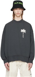 Palm Angels Gray 'The Palm' Sweatshirt
