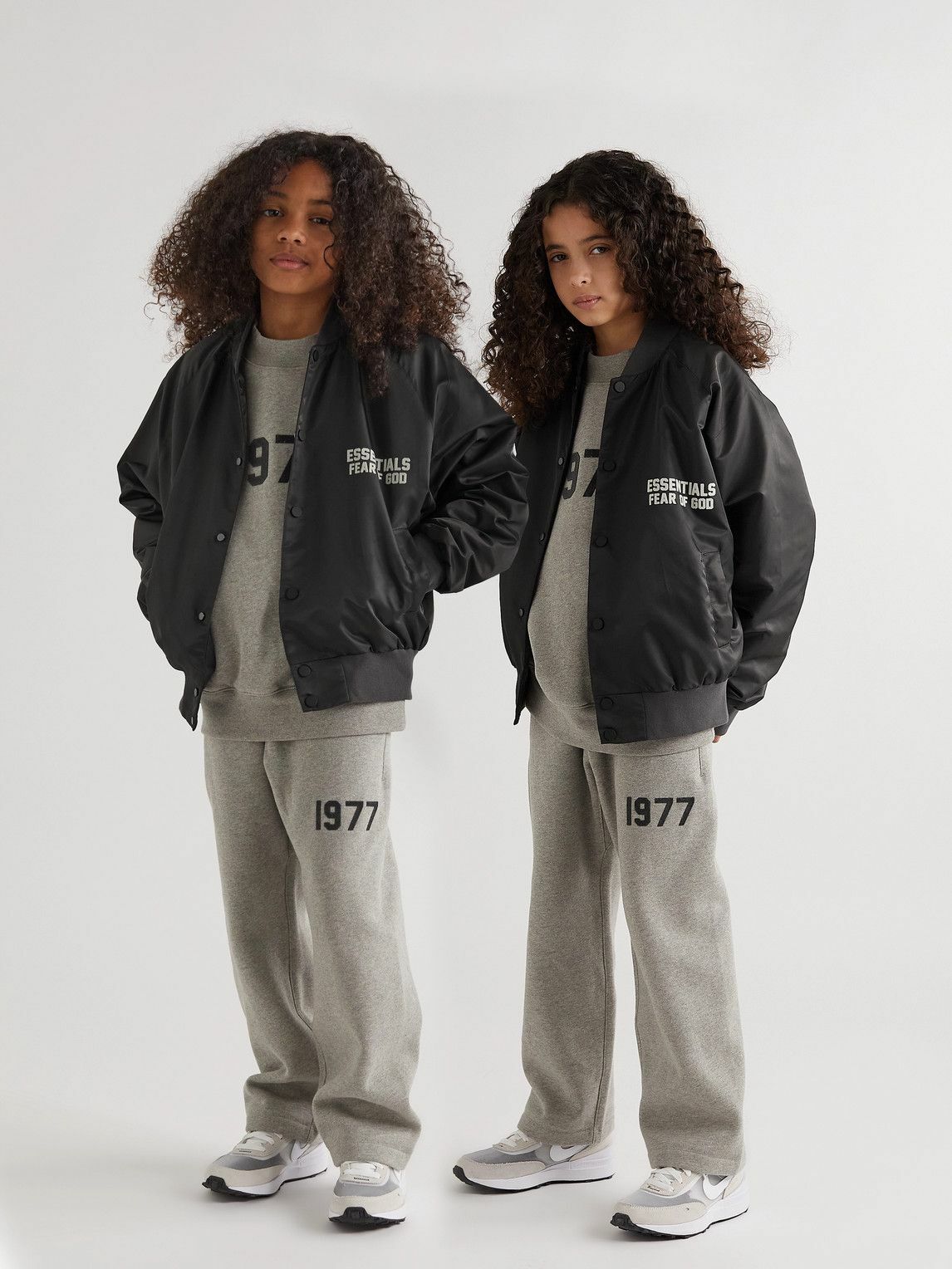 Fear Of God ESSENTIALS Kids Off-White Fleece Lounge Pants for Kids