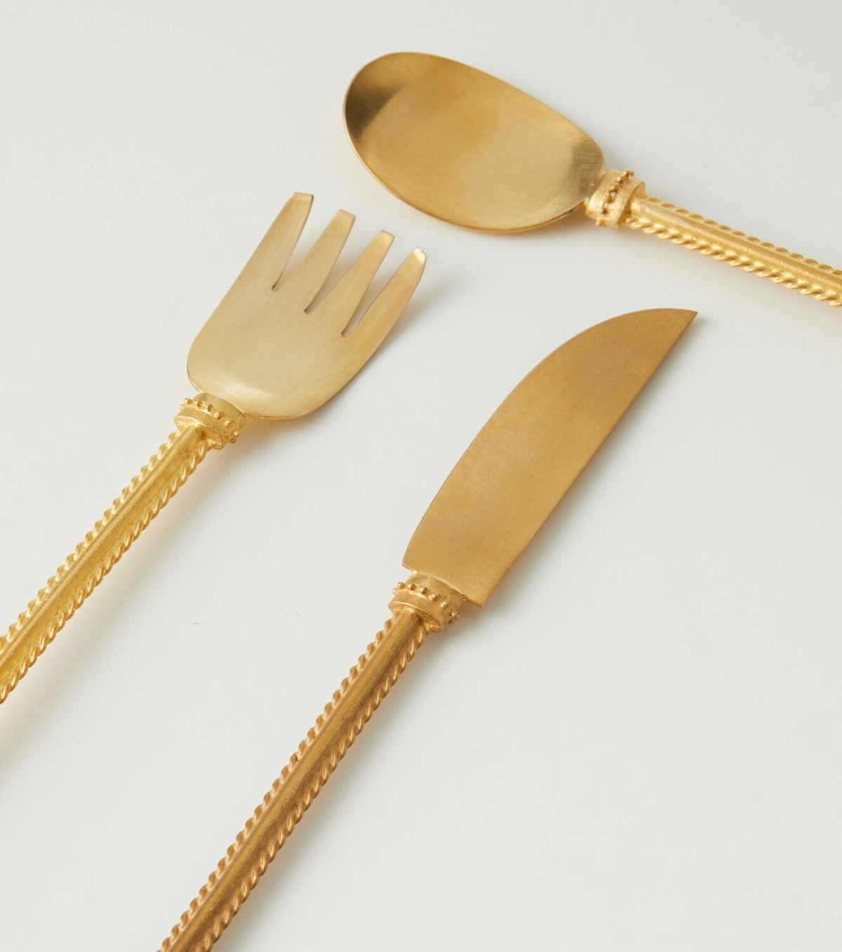 Natalia Criado Gold-plated cutlery set