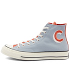 Converse Men's Chuck 70 Letterman Sneakers in Heirloom Silver/Nomadic Rust