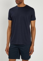 Raith Luxe Mercerized Cotton T-shirt Navy