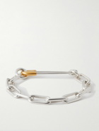 Jam Homemade - Safety Pin Silver, Gold-Plated and Diamond Bracelet