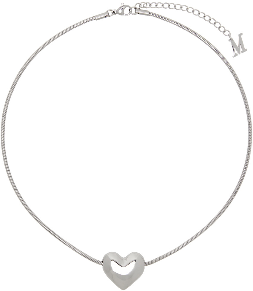 Marland Backus Silver Lonely Heart Necklace