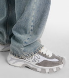 Dolce&Gabbana Runner suede-trimmed sneakers